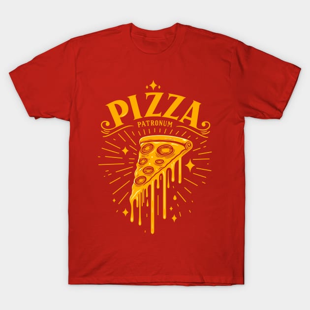 Divine Pizza - Pizza Patronum T-Shirt by PrintSoulDesigns